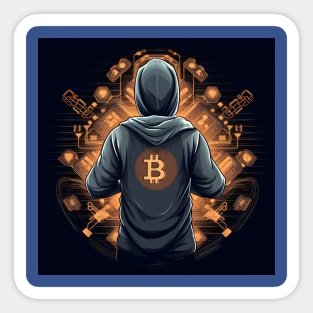 Bitcoin Millionaire Crypto Investor Sticker